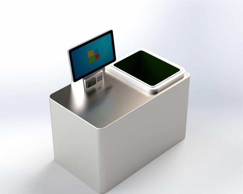 RFID收銀臺(tái)WS-DK-K1 RFID收銀臺(tái)WS-DK-K1