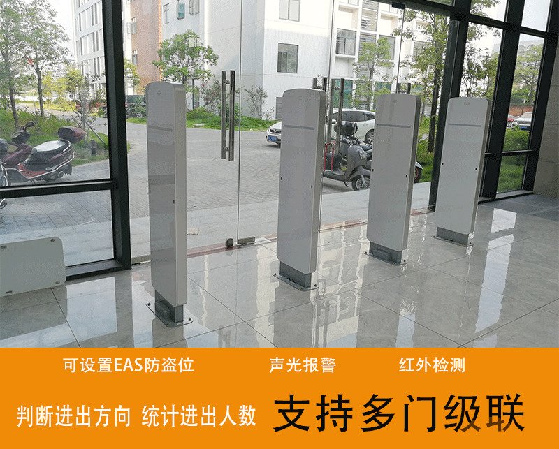 RFID超高頻多通道級聯UHF倉庫出入庫防盜報警 會議門禁   