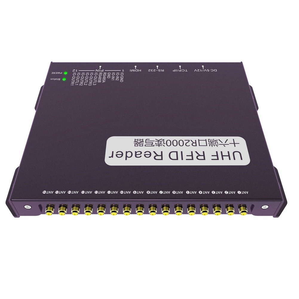 UHF RFID Reader 16 port