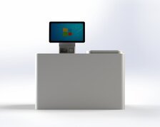 RFID收銀臺 批量3秒結(jié)算 RFID讀寫器 RFID工作臺  